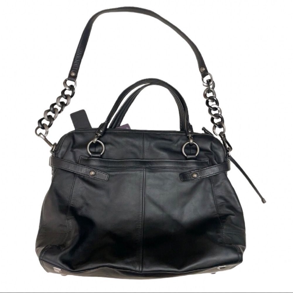 COACH Studded Flagship Ella Bag in Black - Picture 4 of 10